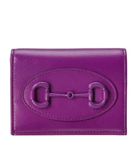 gucci purple wallet mens